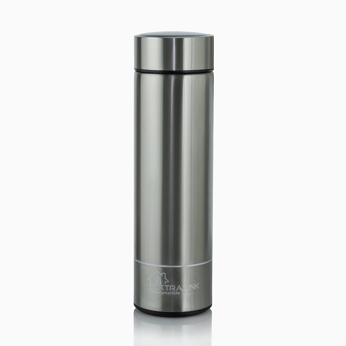Extralink Smart Travel Mug Srebrny | Kubek termiczny | Termos z wyświetlaczem LED - obrazek 3