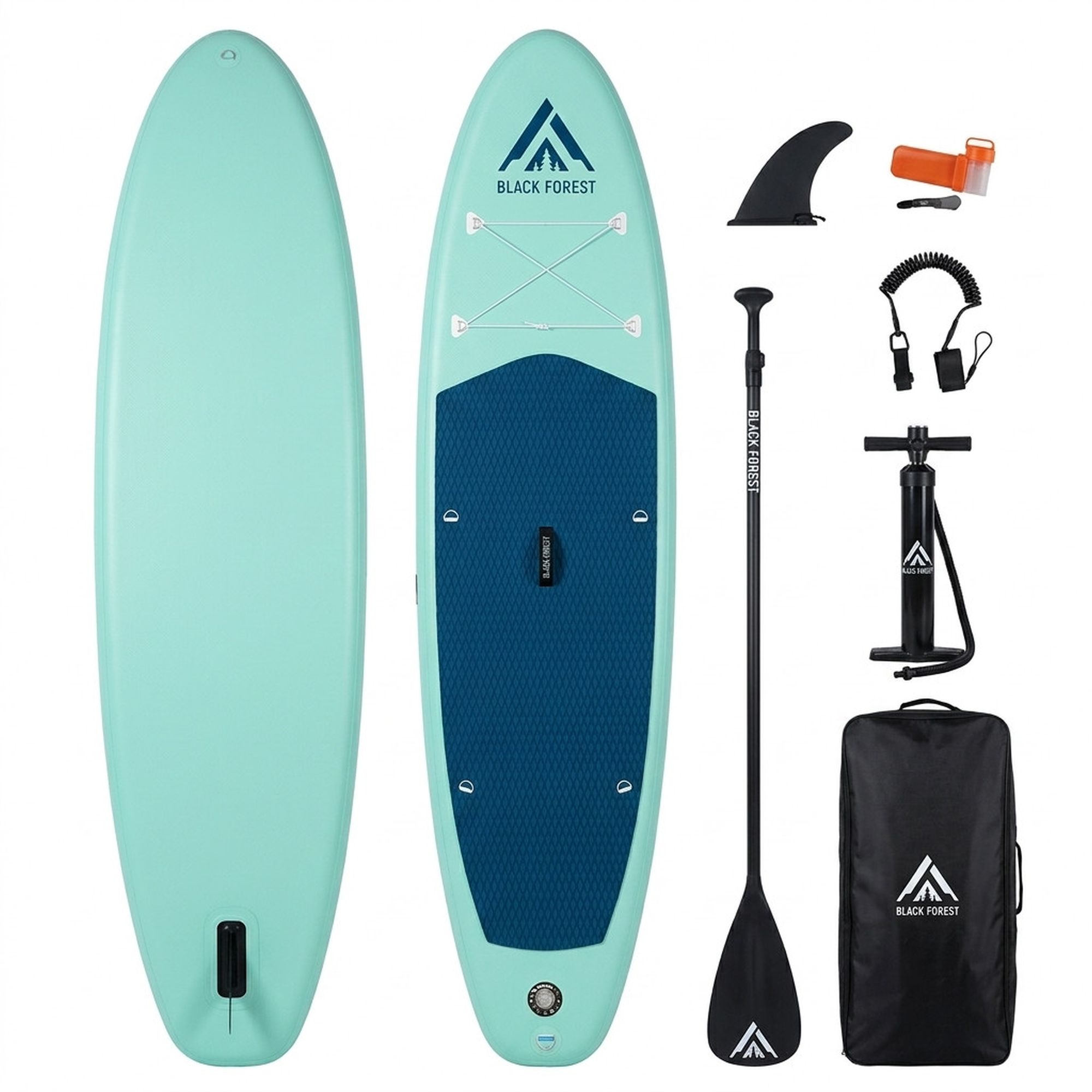 Extralink Deska SUP 320x78x15cm Seledynowa | Pompowana deska + akcesoria | Zestaw, SUP-4020
