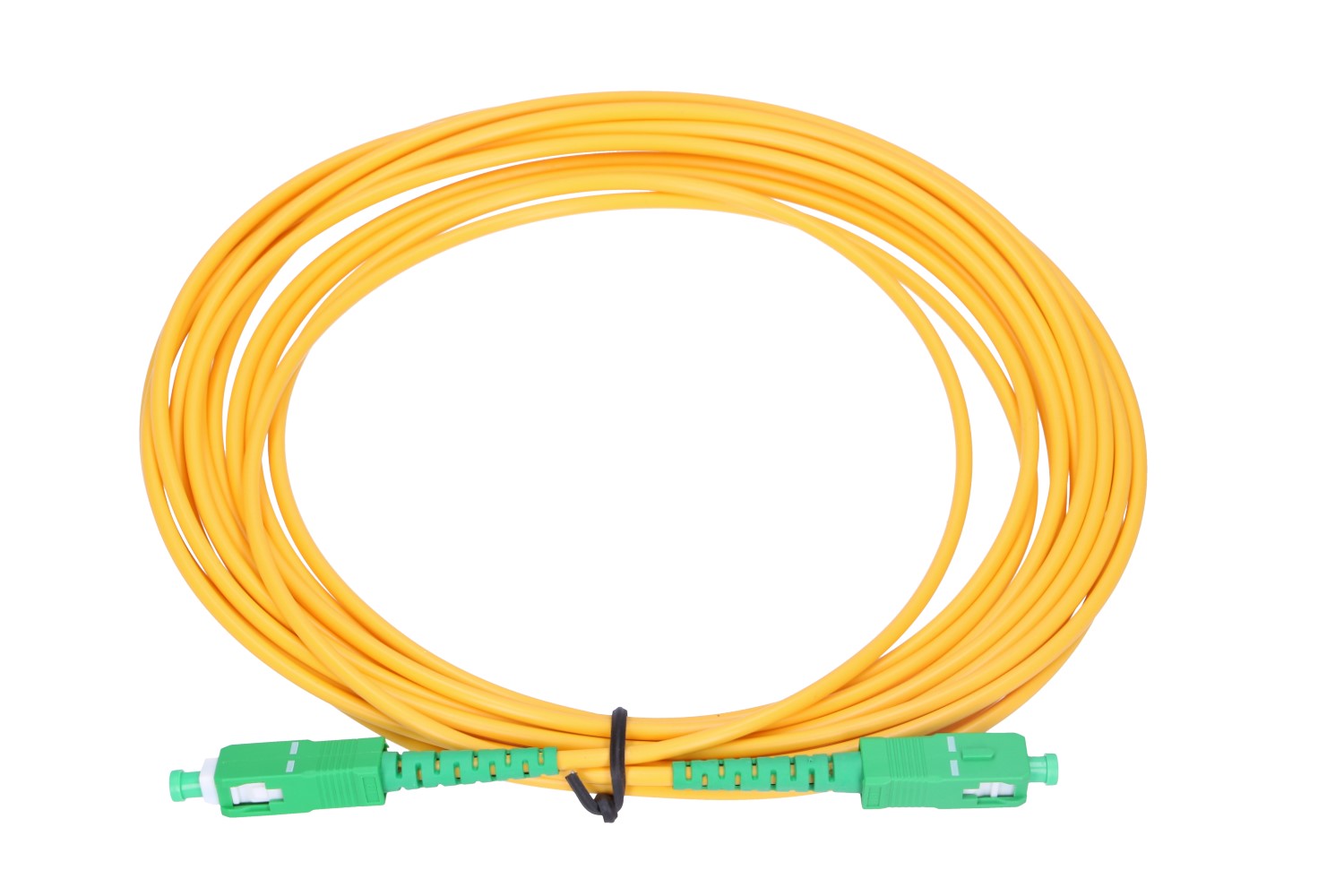 Extralink SC/APC-SC/APC | Patchcord | Jednomodowy, Simplex, 3mm, 10m - obrazek 2