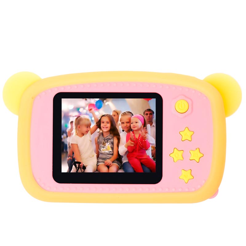 Extralink Kids Camera H25 Pomarańczowy | Aparat cyfrowy | 1080P 30fps, wyświetlacz 2.0" - obrazek 3