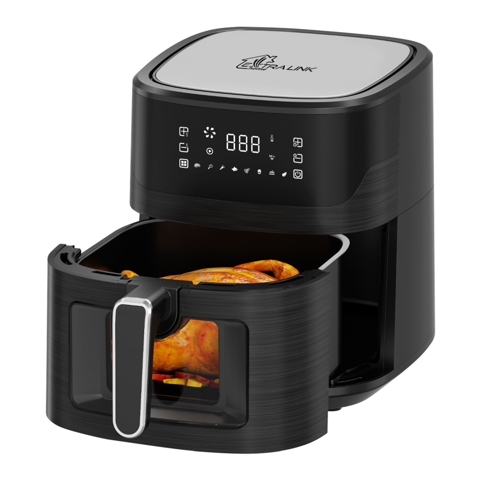 Extralink Smart Life Air Fryer SJ-650 6.5L EU | Frytkownica | 1600W - obrazek 2