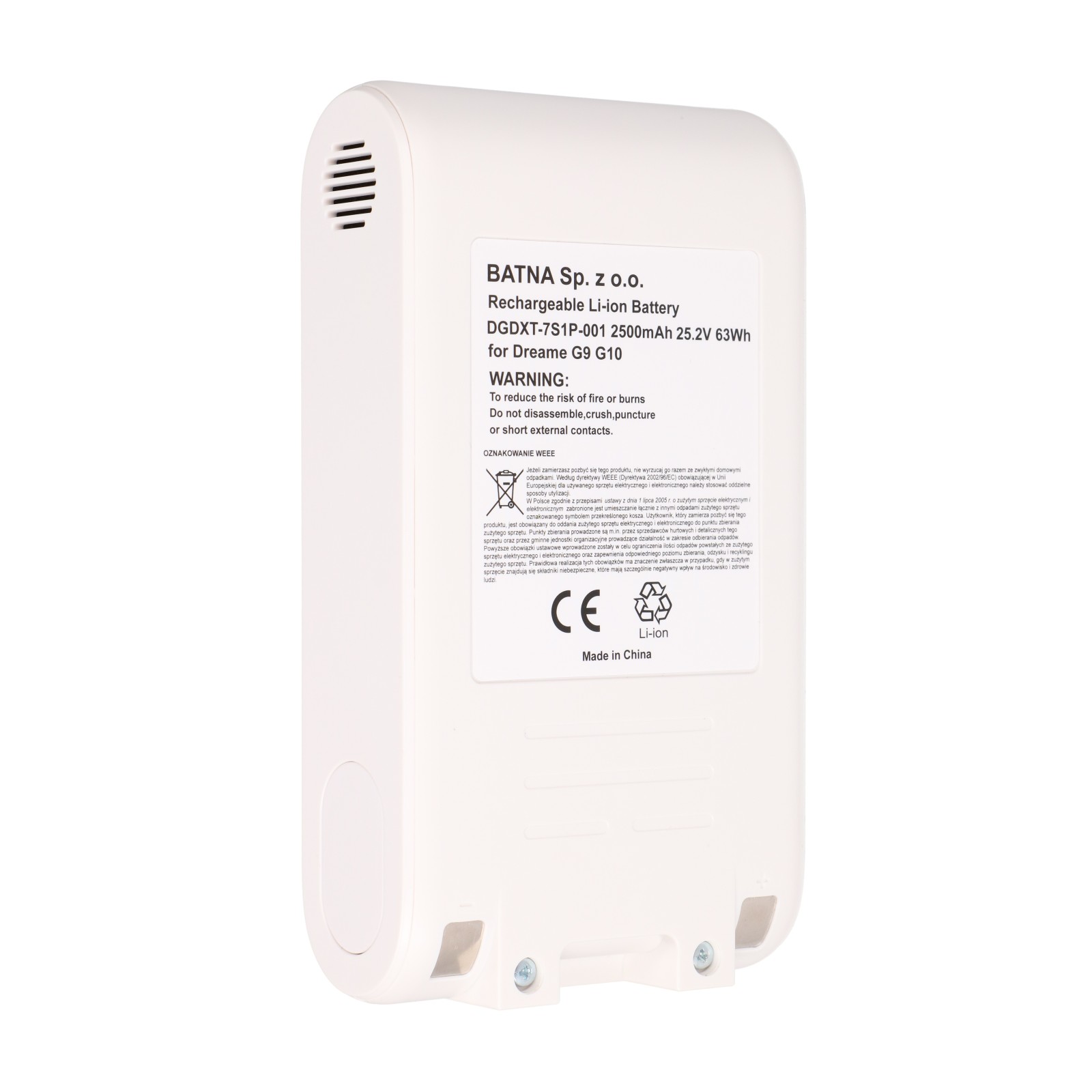Extralink | Bateria, akumulator do odkurzacza | zamiennik dla Dreame G9 G10 25.2V 2500mAh - obrazek 5