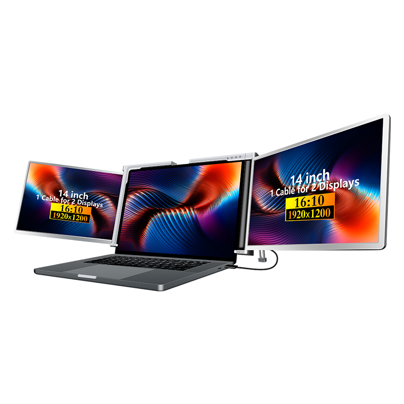 Extralink Smart Life S500 14" | Przenośne monitory do laptopa | 2 monitory, IPS, 1920x1200