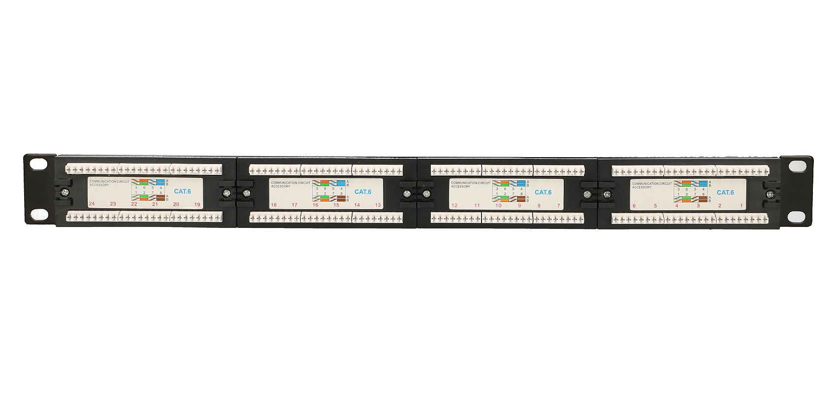 Extralink CAT6 UTP V2 | Patchpanel | 24 porty - obrazek 4