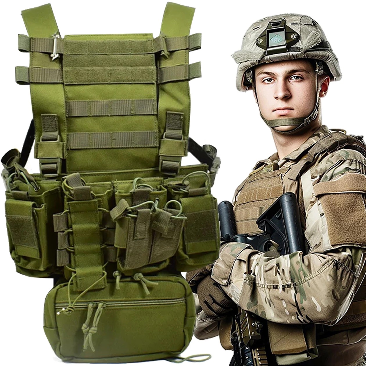 Extralink Military Kamizelka taktyczna wojskowa ochronna molle airsoft asg mil-1122 - obrazek 3