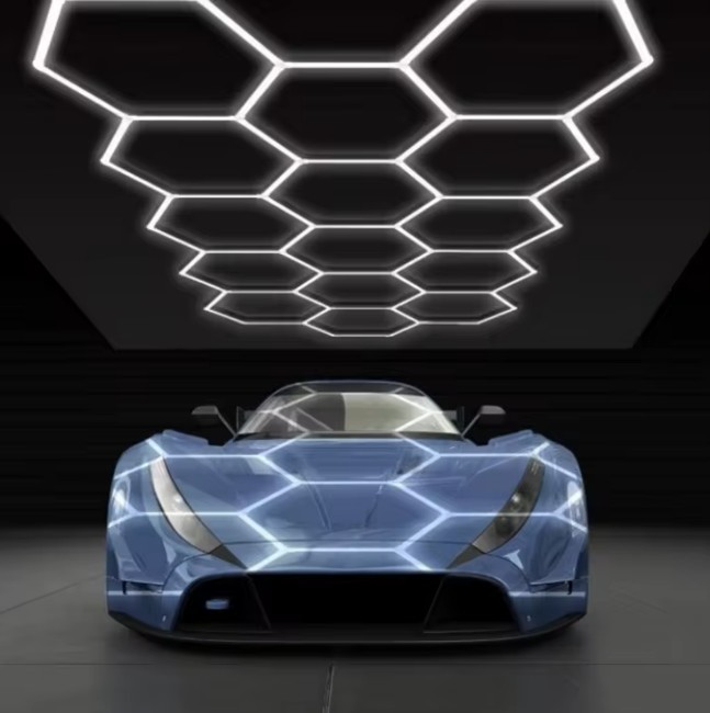 Extralink Hexagon Panel | Lampa LED RGB | 236X420 - obrazek 2