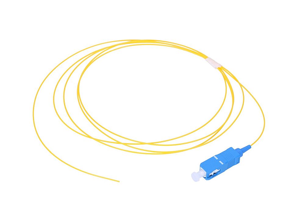 Extralink SC/UPC | Pigtail | PVC, Jednomodowy, 900um G.652D 2m - obrazek 2