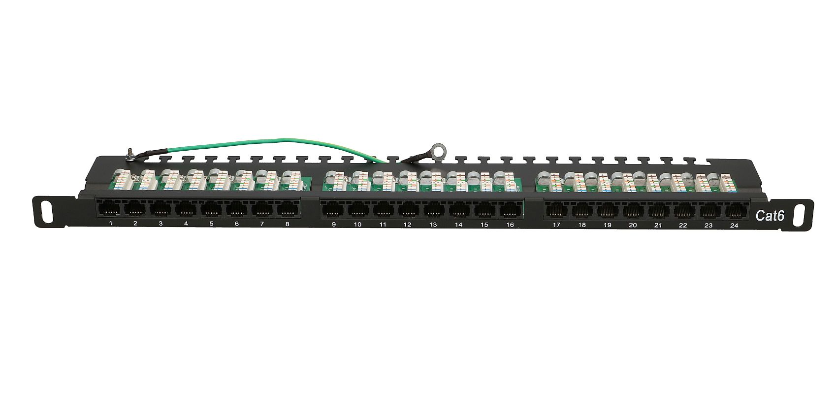 Extralink CAT6 UTP 0,5U | Patchpanel | 24 porty - obrazek 3