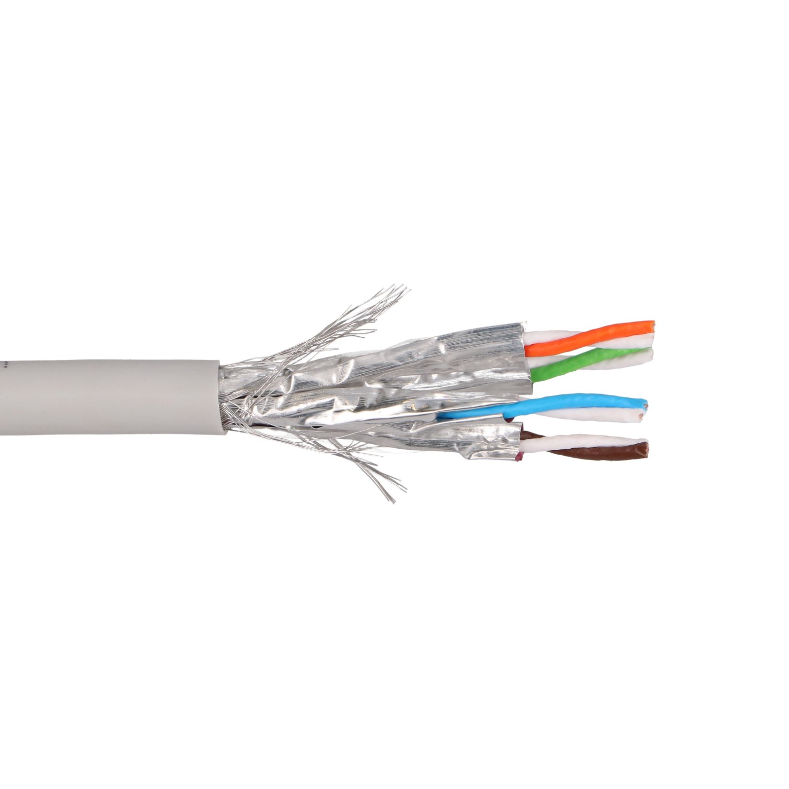 Extralink CAT7 SFTP (S/FTP) Wewnętrzny | Kabel sieciowy skrętka | 50m - obrazek 3