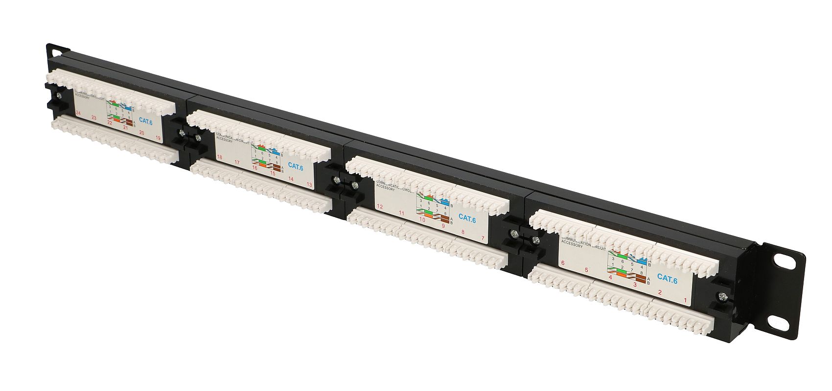 Extralink CAT6 UTP V2 | Patchpanel | 24 porty - obrazek 3