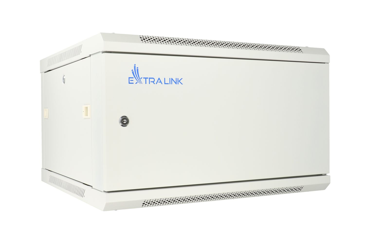 Extralink 6U 600x600 ASP Szara | Szafa rack | montowana na ścianie, drzwi blaszane pełne - obrazek 2