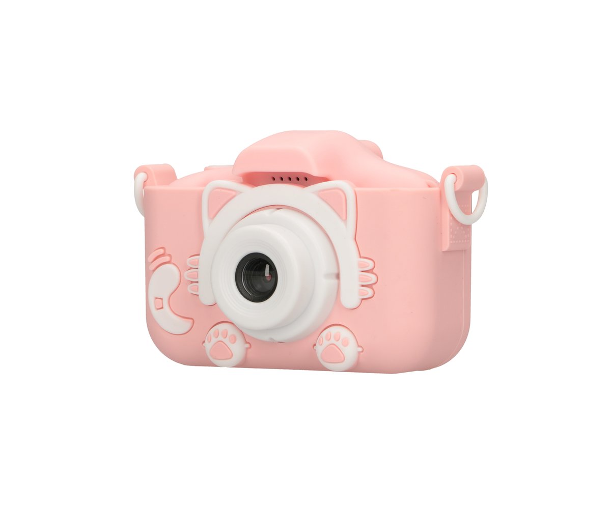 Extralink Kids Camera H27 Single Różowy | Aparat cyfrowy | 1080P 30fps, wyświetlacz 2.0" - obrazek 2