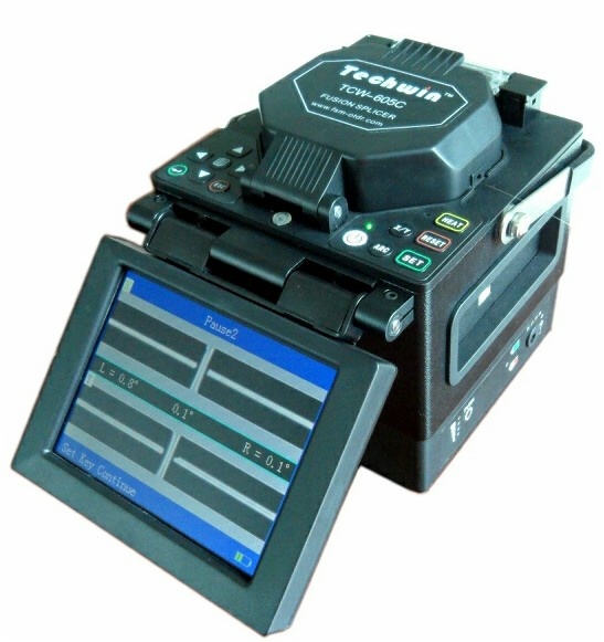 Spawarka światłowodowa Extralink TCV-605C, akumulator, wyświetlacz LCD