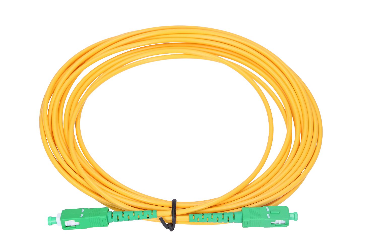 Extralink SC/APC-SC/APC | Patchcord | Jednomodowy, Simplex, G652D, 3mm, 1m - obrazek 2