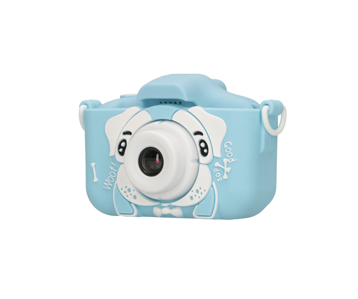 Extralink Kids Camera H28 Dual Niebieski | Aparat cyfrowy | 1080P 30fps, wyświetlacz 2.0" - obrazek 2