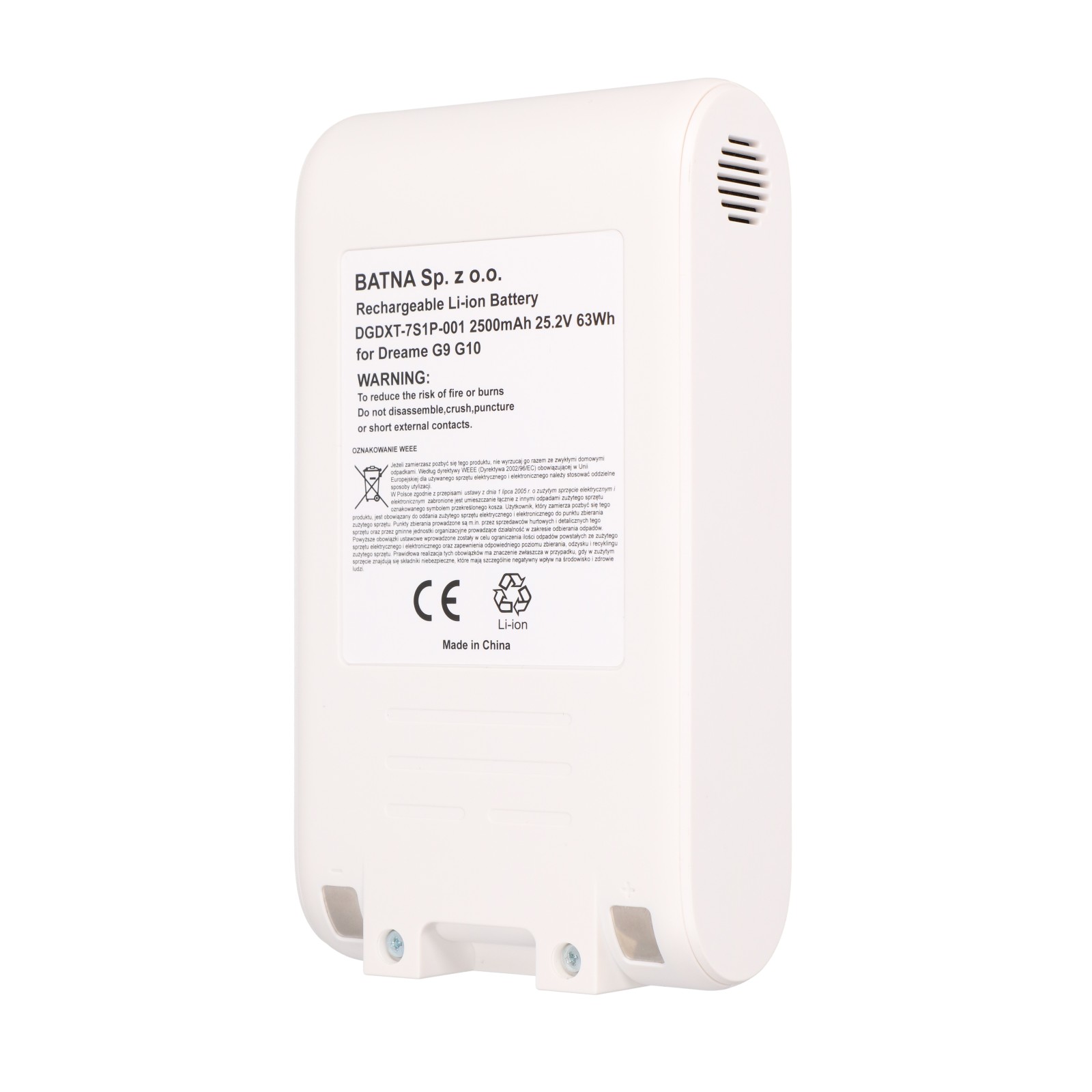 Extralink | Bateria, akumulator do odkurzacza | zamiennik dla Dreame G9 G10 25.2V 2500mAh - obrazek 4