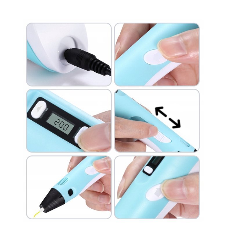Extralink SmartLife 3D Pen Żółty | Długopis 3D | - obrazek 4