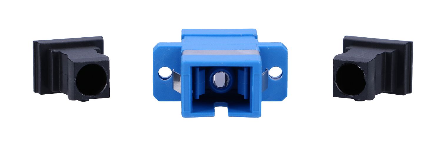 Extralink SC/UPC | Adapter | Jednomodowy, Simplex, niebieski - obrazek 2