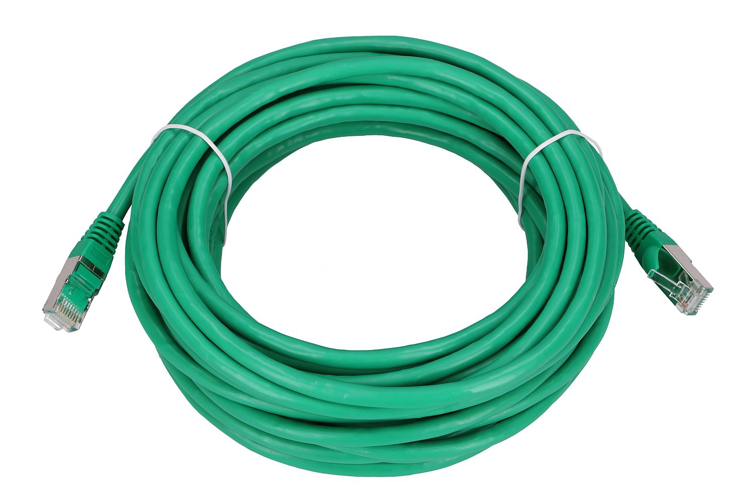 Extralink Kat.6 FTP 10m | Patchcord LAN | Miedź Kabel sieciowy skrętka 1Gbit/s - obrazek 2