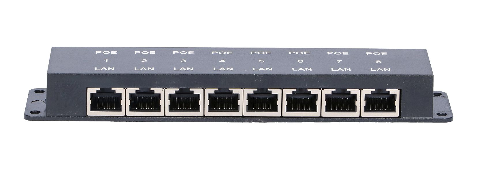 Extralink 8 Portowy | PoE Injector | 8x 100Mb/s RJ45 - obrazek 2