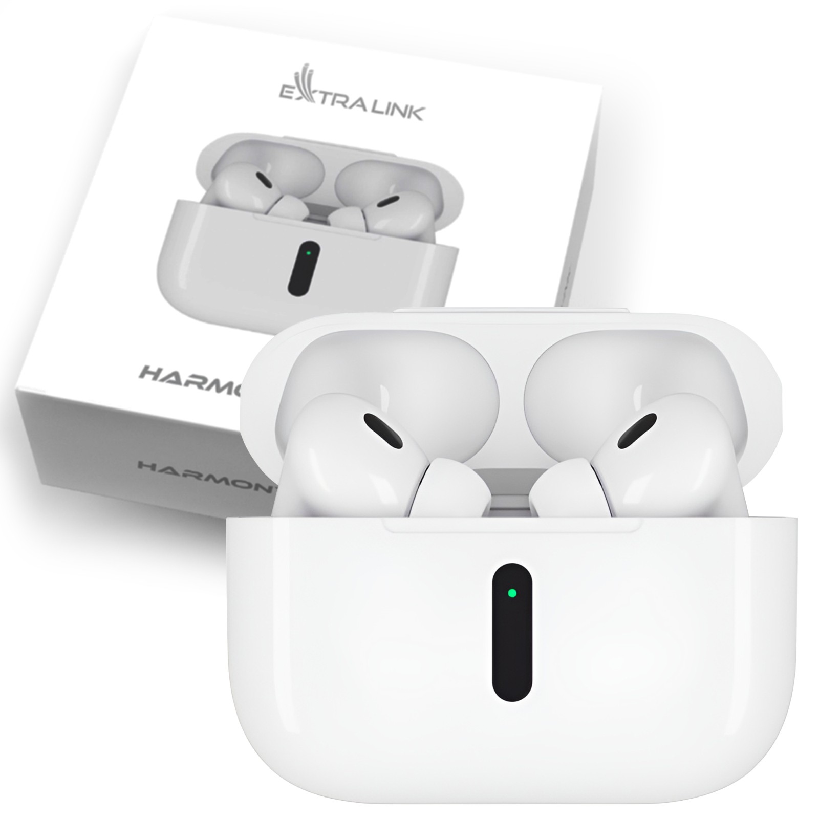 Extralink Lifestyle HarmonySound V1.0 | Bezprzewodowe słuchawki douszne | Bluetooth 5.3, IPX4