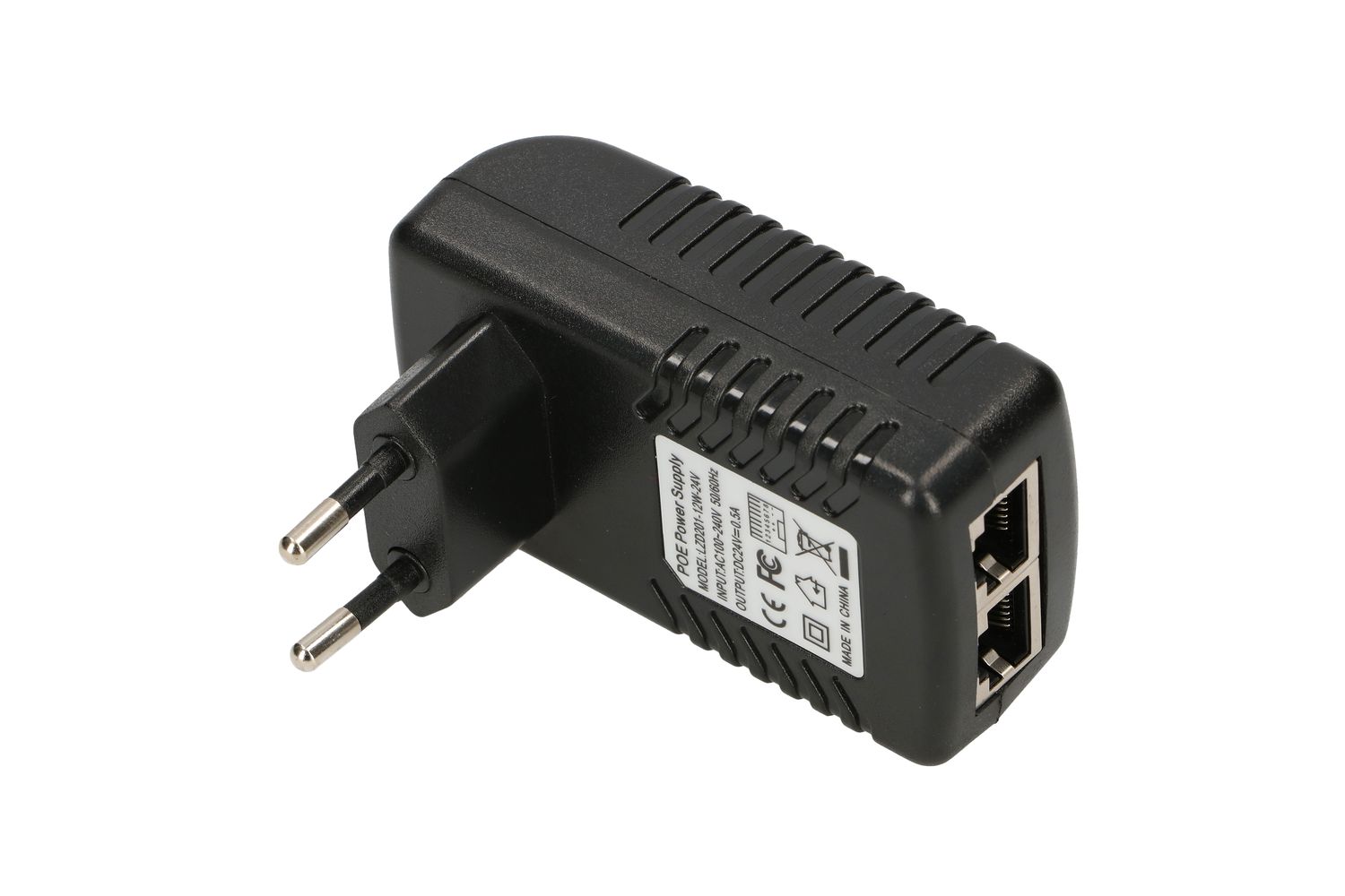 Extralink POE-24-12W | Zasilacz PoE | 24V, 0,5A, 12W, wtyk do gniazda elektrycznego - obrazek 2