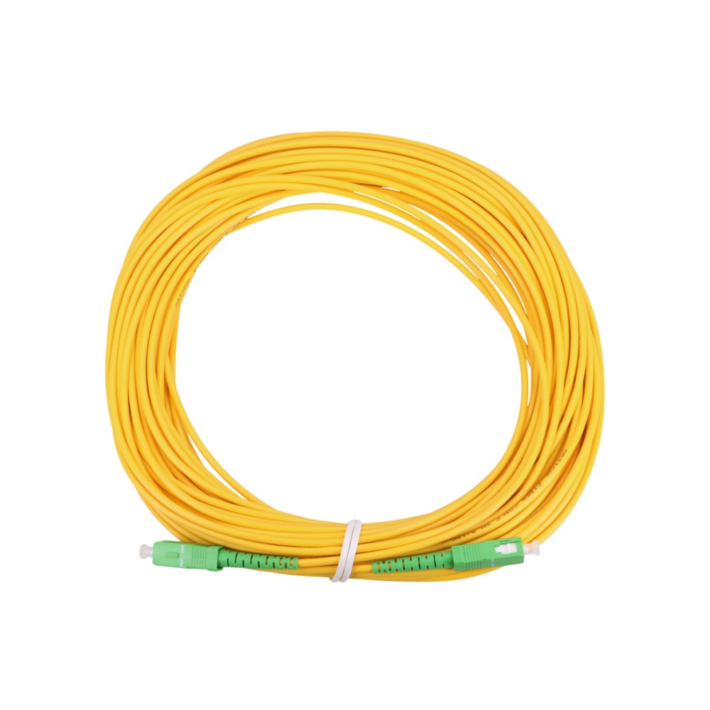Extralink SC/APC-SC/APC | Patchcord | Jednomodowy, Simplex, 3mm, 20m - obrazek 2