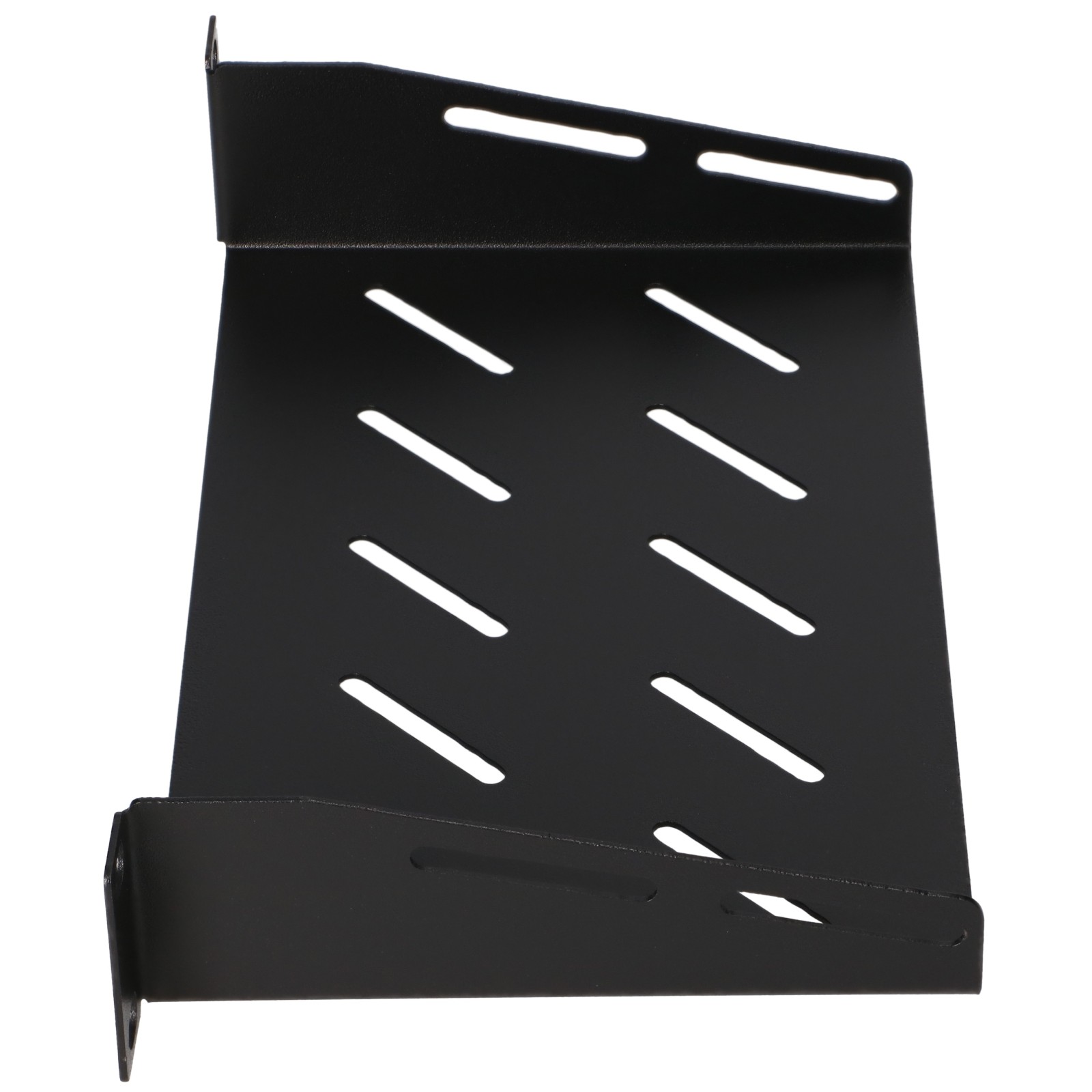 Extralink Shelf 1U | Półka do szaf rack 10" | czarna - obrazek 3