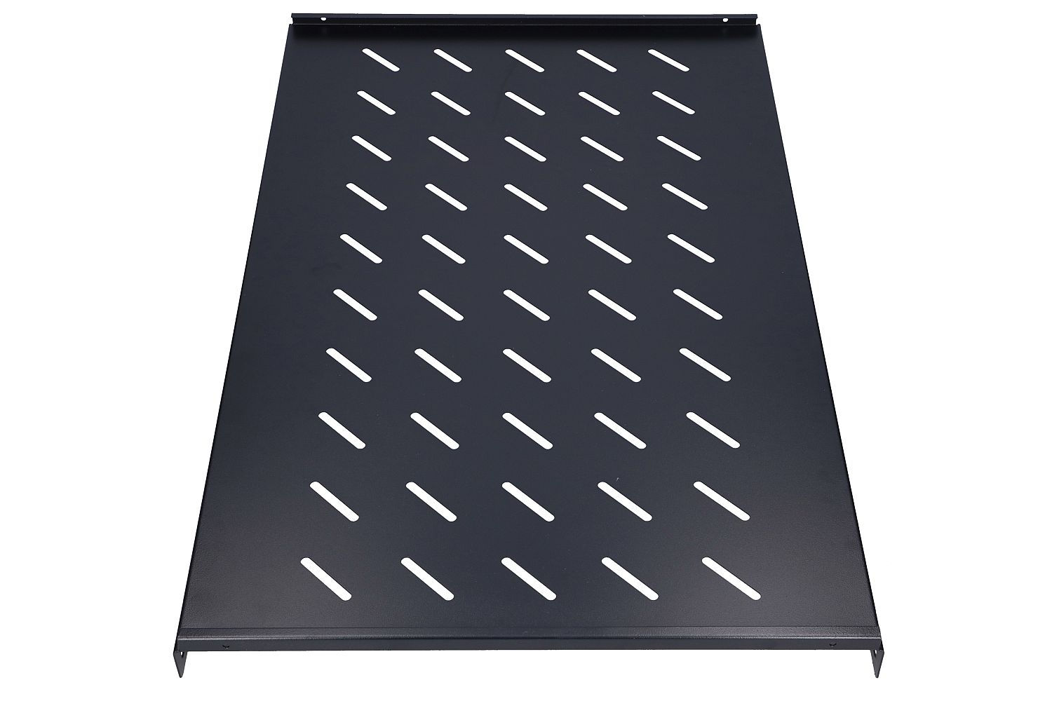 Extralink 1U 750mm Czarna | Półka | 19", 752 x 472mm, mocowana punktowo, do szaf o głębokości 1000mm - obrazek 2