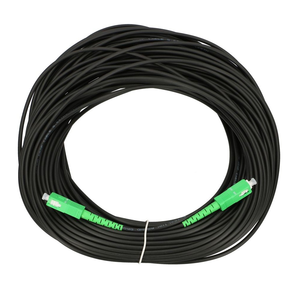 Extralink SC/APC-SC/APC | Patchcord | Okrągły, wiszący, jednomodowy, Simplex, G.657A2, 3m - obrazek 2
