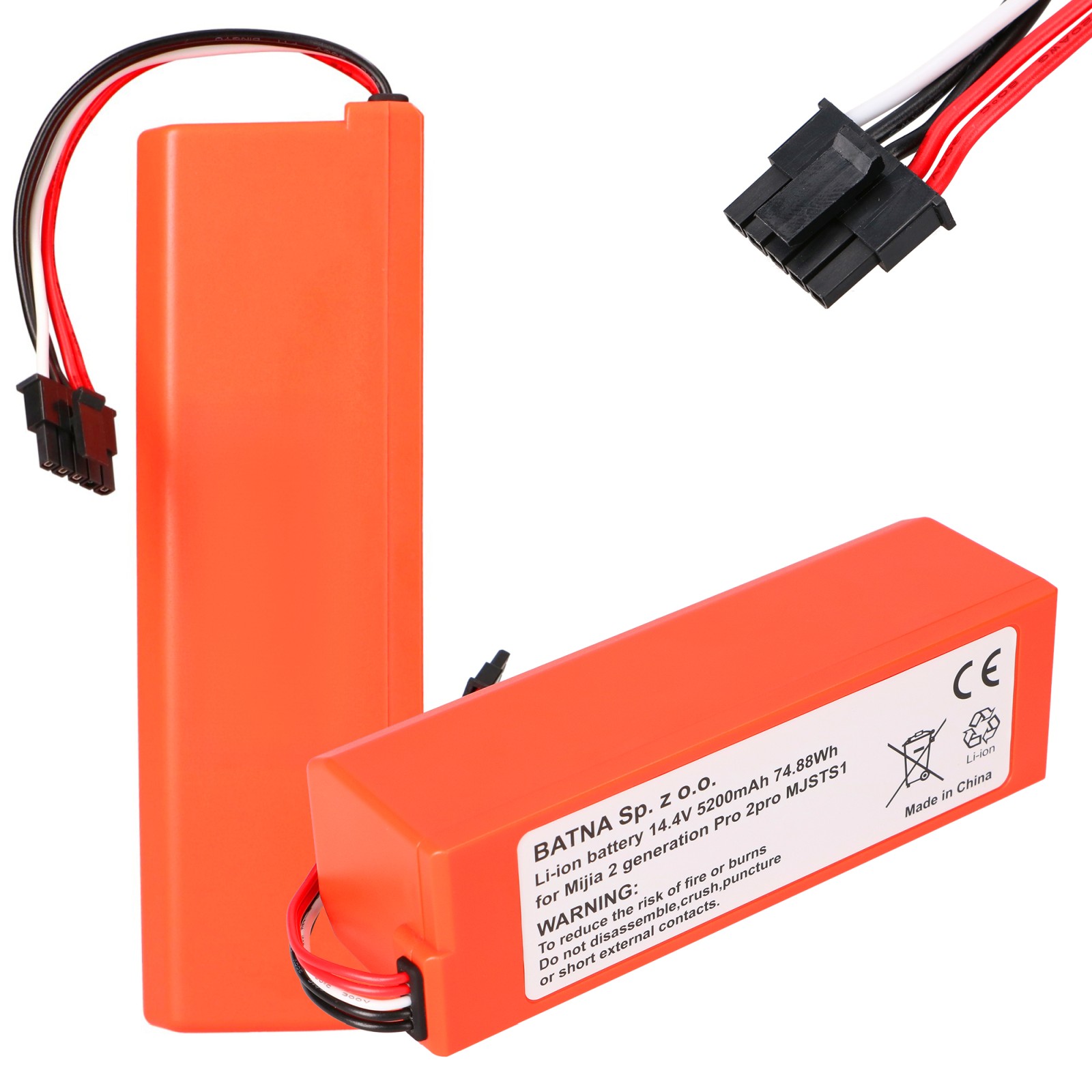 Extralink | Bateria, akumulator do odkurzacza | zamiennik dla Xiaomi Mop P/Mop Pro2 Pro 2Pro MJSTS1 14.4V 5200mAh