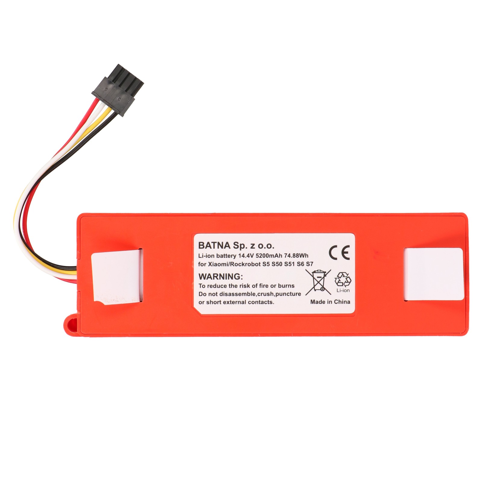 Extralink | Bateria, akumulator do odkurzacza | zamiennik dla Mi Robot, Roborock S50, S6, S7 14.4v 5200mAh - obrazek 4