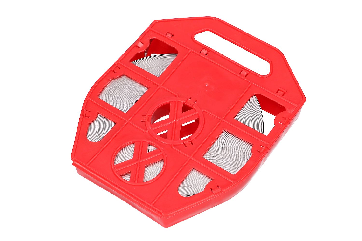 Extralink SS201 0,7mm | Taśma ze stali nierdzewnej | do mocowania na słupach energetycznych, 10mm x 0,7mm, 50m - obrazek 2