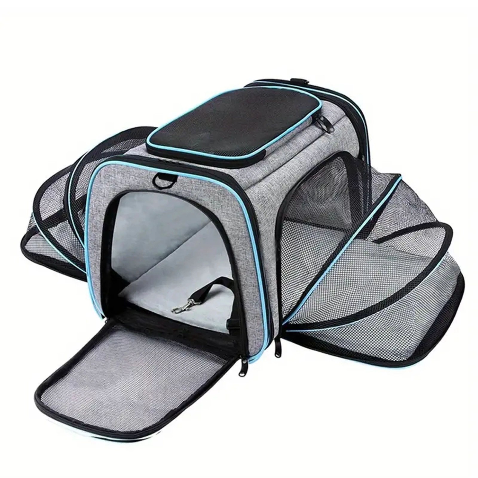 Extralink Pets | Torba transportowa dla kota psa | transporter rozkładany do 8kg duży wentylacja pet-745