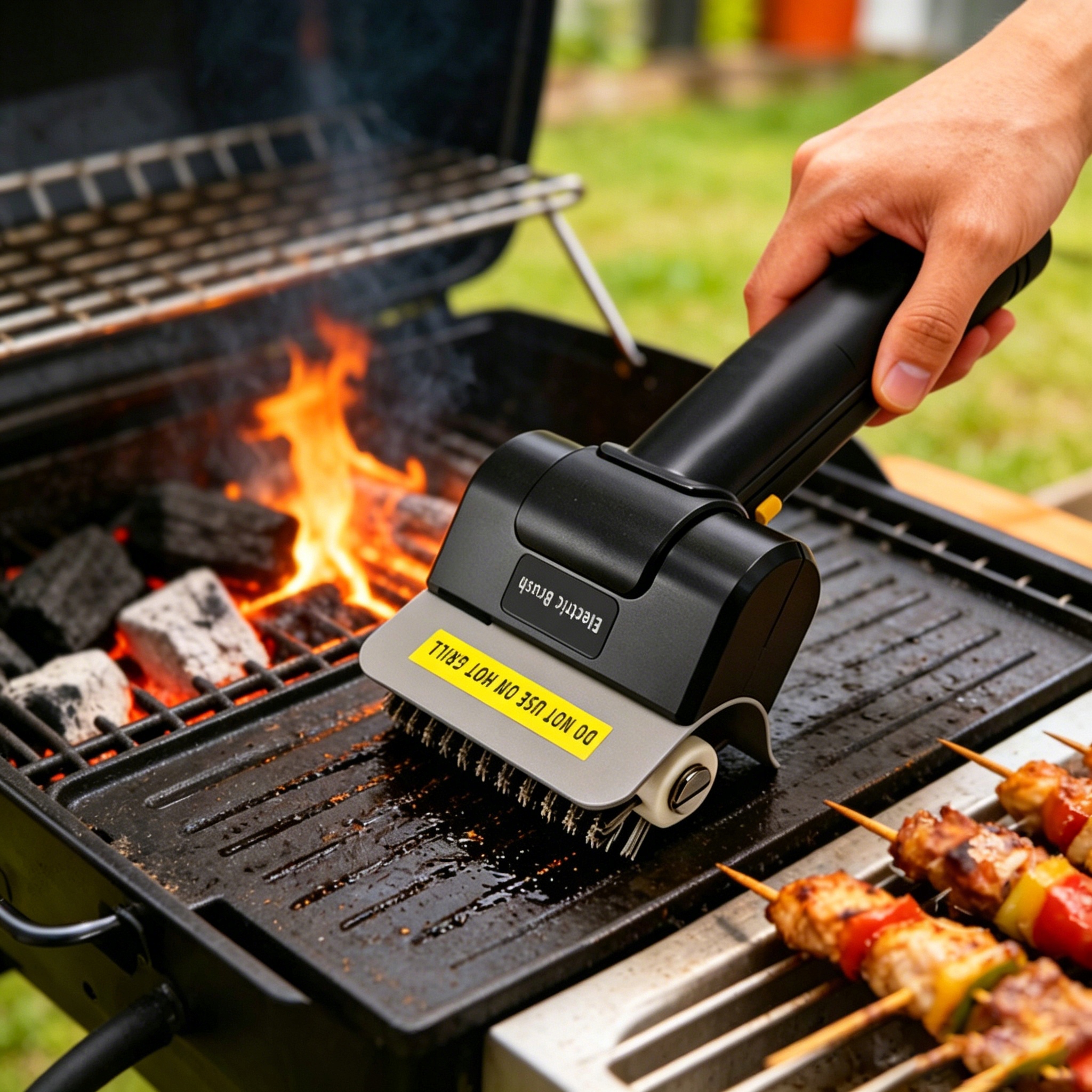 Powerlink by Extralink CleanGrill 360 | Elektryczna szczotka do czyszczenia grilla | USB-C - obrazek 4