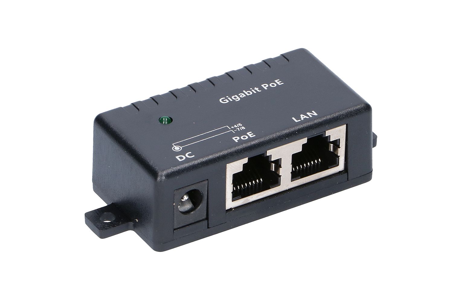 Extralink 1 Portowy | Gigabit PoE Injector | 1x 1000Mb/s RJ45, Kostka - obrazek 4