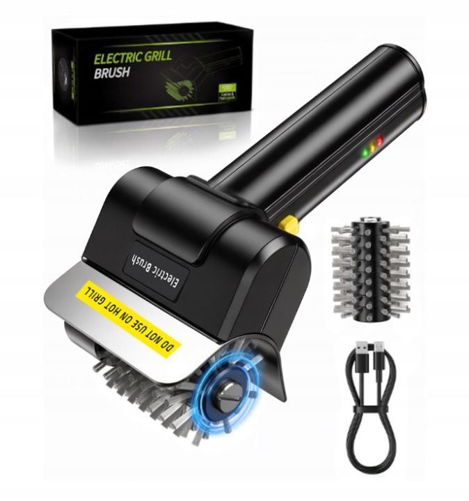 Powerlink by Extralink CleanGrill 360 | Elektryczna szczotka do czyszczenia grilla | USB-C