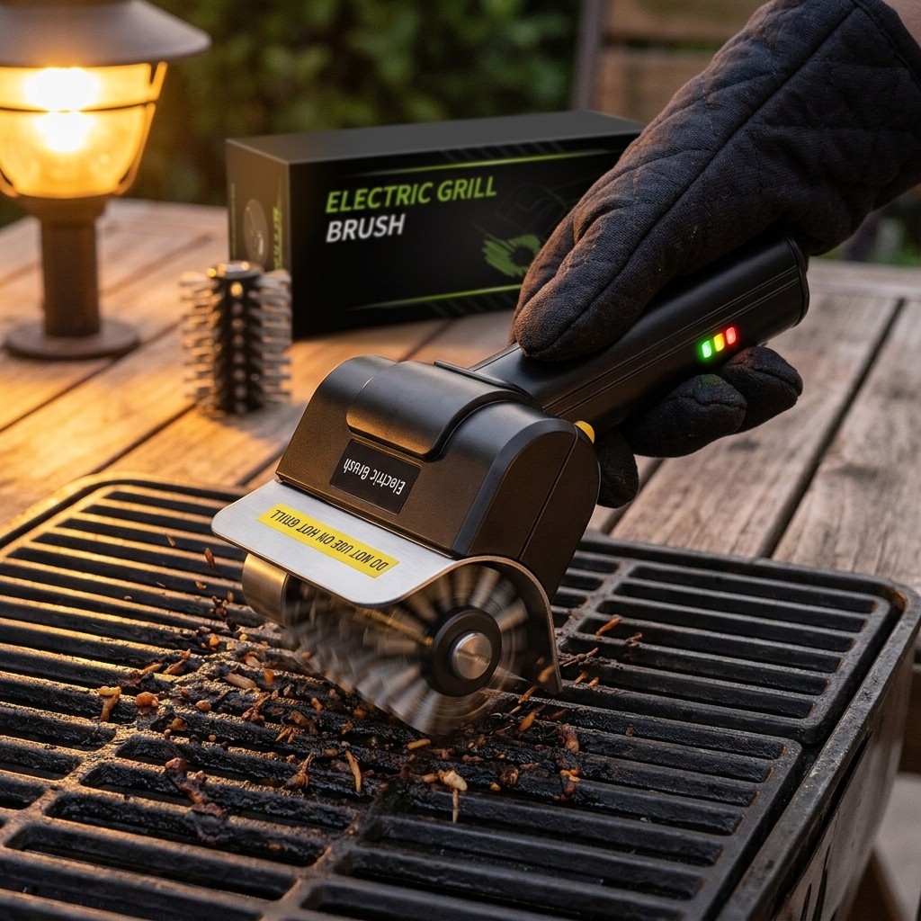 Powerlink by Extralink CleanGrill 360 | Elektryczna szczotka do czyszczenia grilla | USB-C - obrazek 3