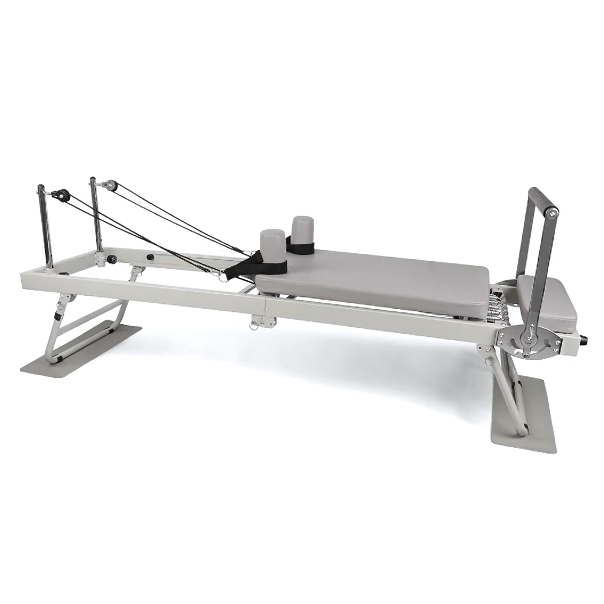 StayFit by Extralink | Łóżko do pilatesu | reformer do pilatesu, biały