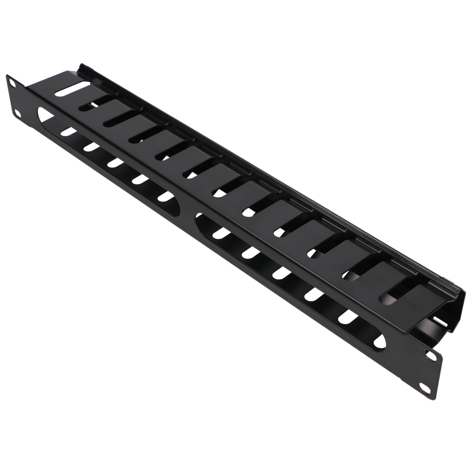 Extralink | Organizer kabli | 1U 19" z metalową osłoną