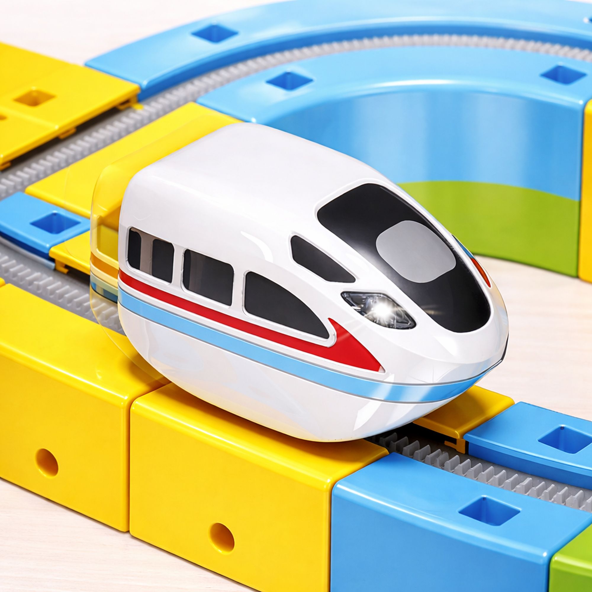 Extralink Toys | Zestaw torów magnetycznych | kolejka magnetyczna, magnetic levitation, (150 szt) - obrazek 3