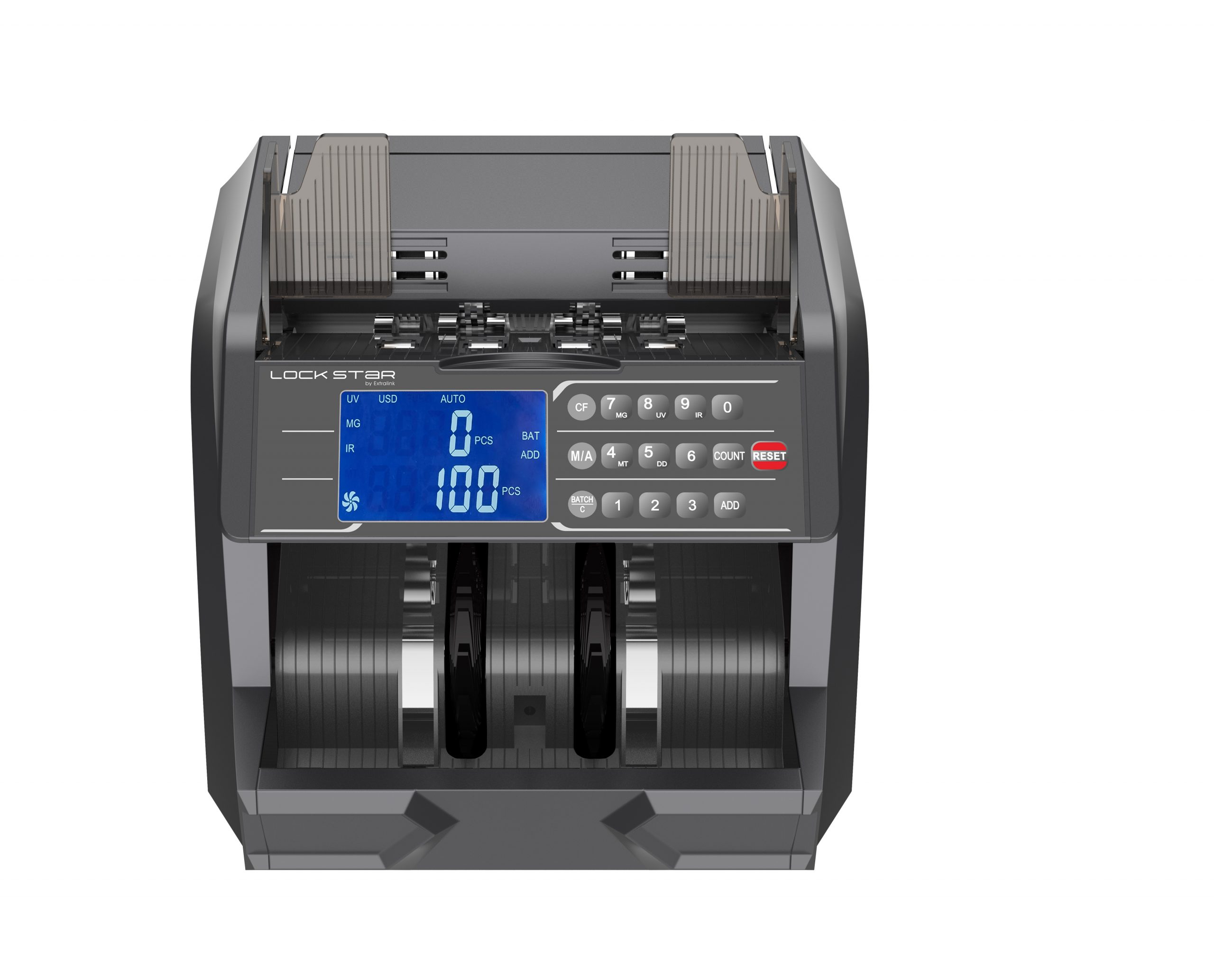 LockStar by Extralink MG X-600 | Profesjonalna liczarka nominałowa do banknotów | UV, IR