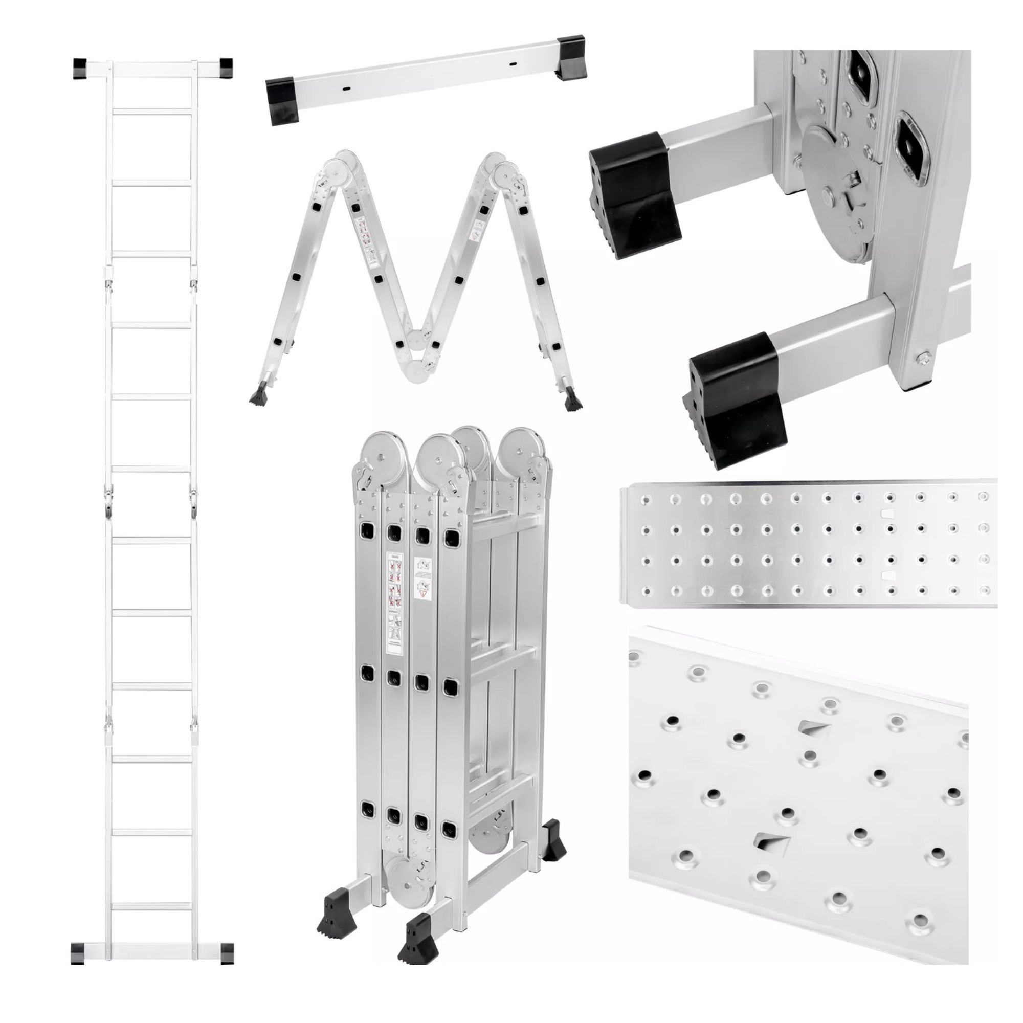 EXTRALINK DRABINA PRZEGUBOWA LAD3X4MP 3X4, 3,55 M (+PLATFORMA)