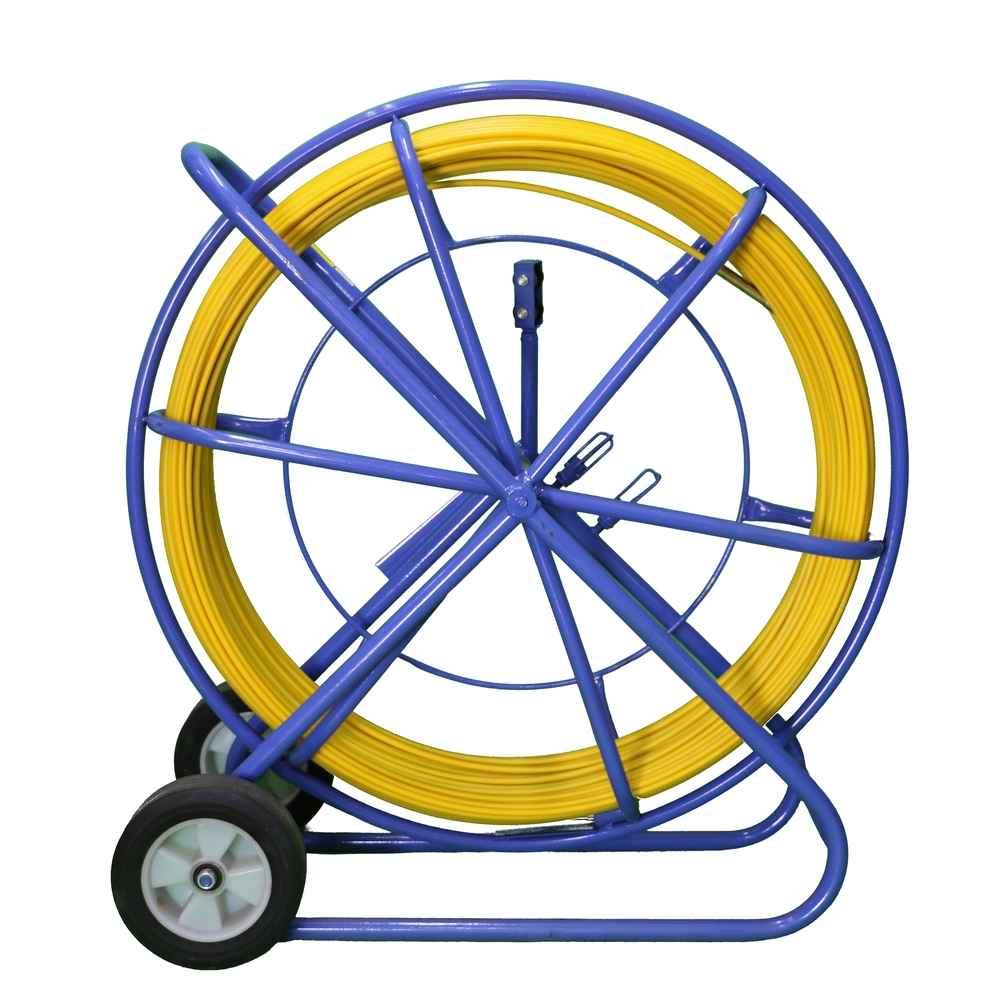 Extralink Pilot 8mm 200m | Pilot do przeciągania kabli | włókno szklane FRP, śr. 8mm, dł. 200m, żółty - obrazek 3
