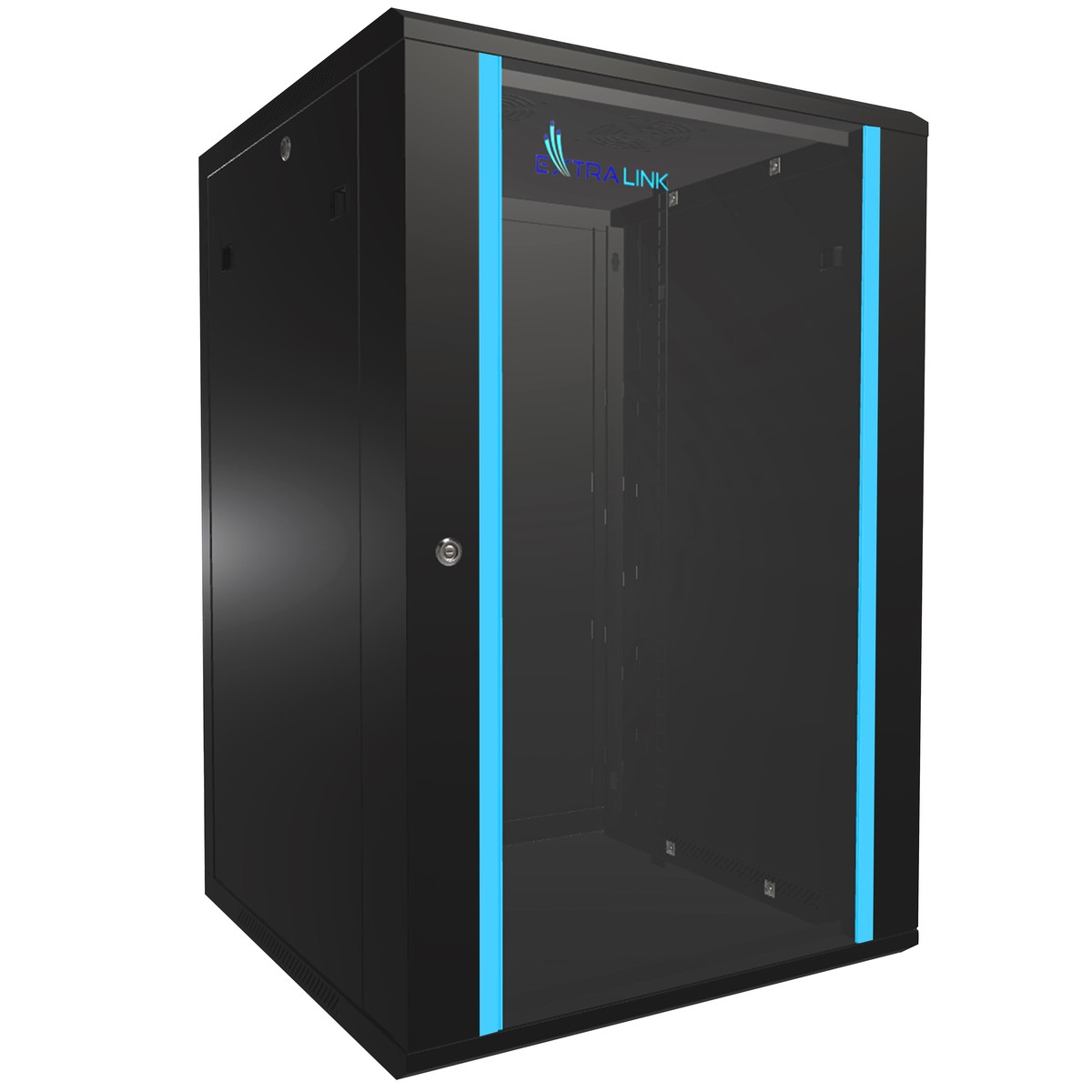 Extralink 18U 600x600 Czarna | Szafa rack | montowana na ścianie