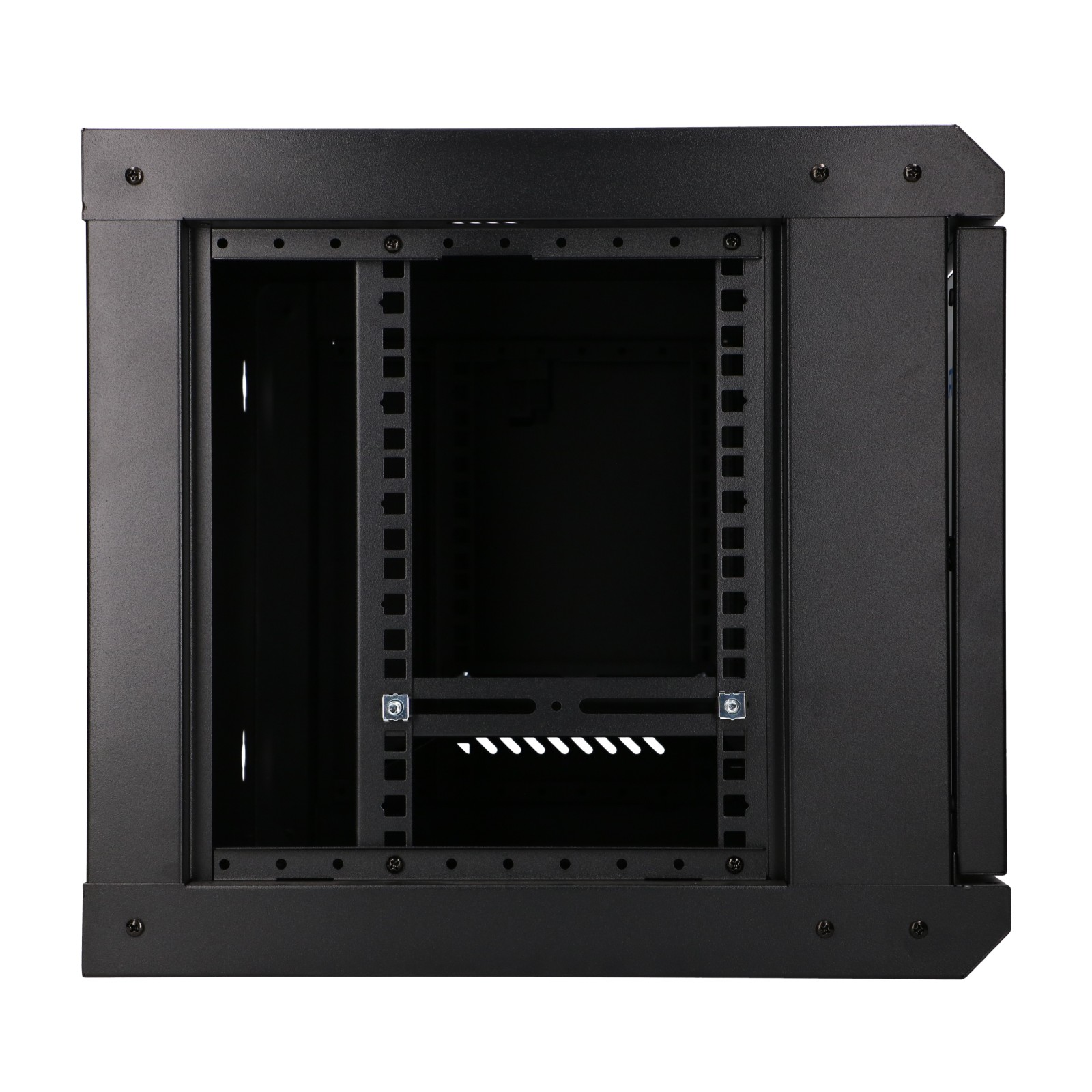 Extralink Lite 6U 530x400 Czarna | Szafa rack | montowana na ścianie, półka w zestawie - obrazek 4