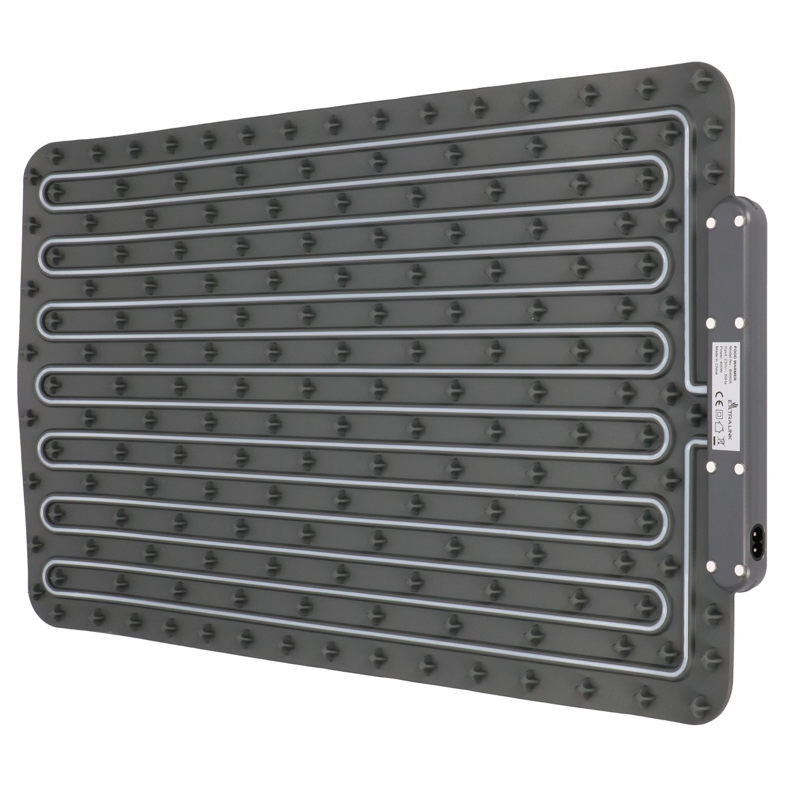 Extralink | Elektryczna mata grzewcza | szara, 63x38 cm, 400W - obrazek 4