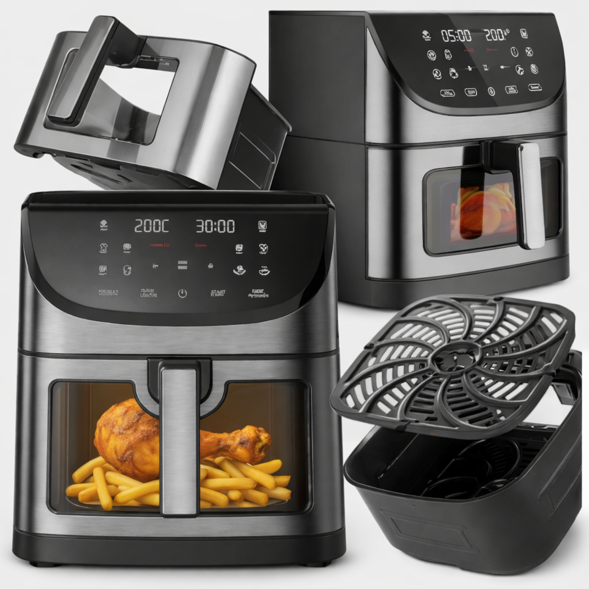 Extralink Home Air Fryer 8L EU | Frytkownica | 8L, 1800W
