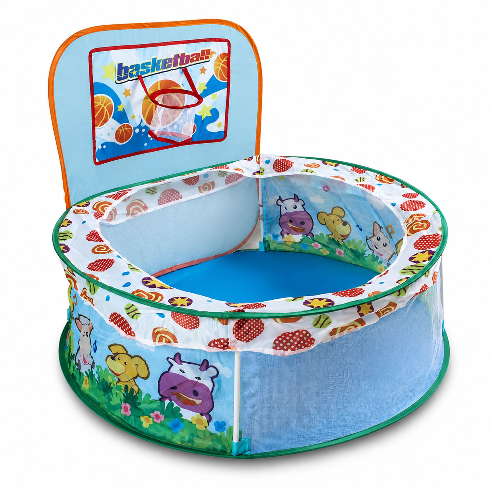 Extralink Kids | Kojec dla dzieci | kosz boisko plac zabaw suchy basen 99 x 90 cm k-476