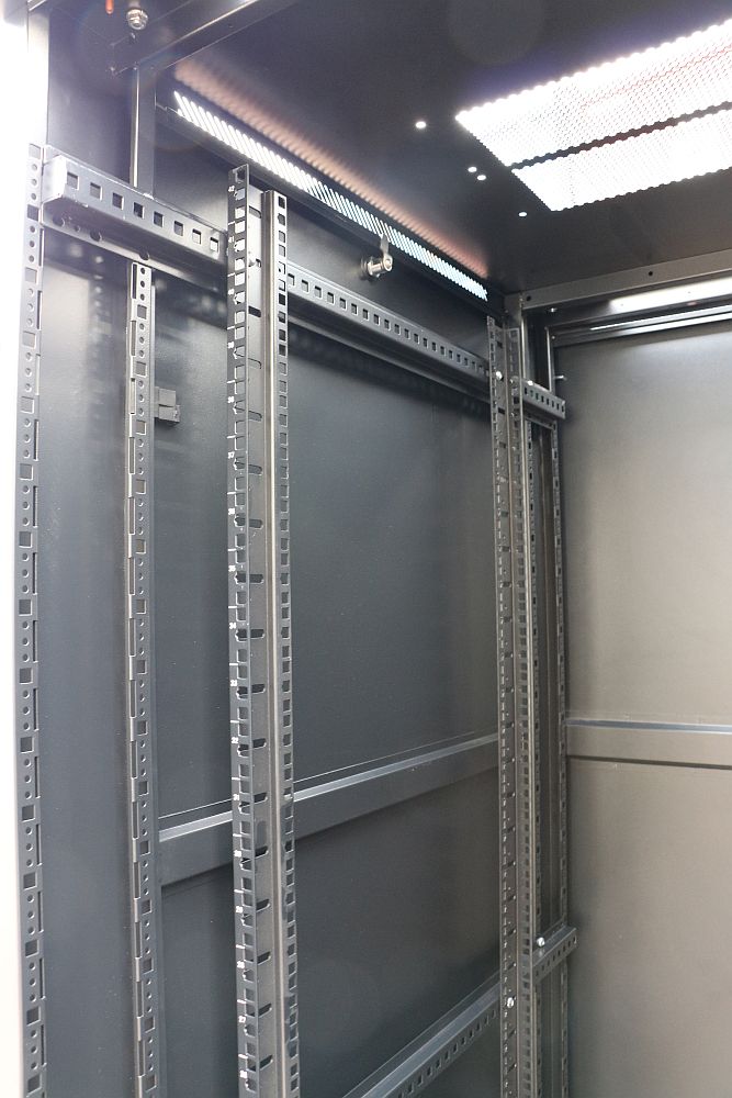 Extralink 42U 600x800 Czarna | Szafa rack | stojąca - obrazek 4